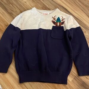 Cat and Jack reindeer sweater like new